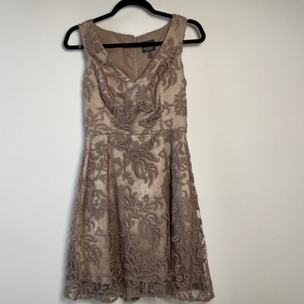 Adrianna Papell Sleeveless Party Cocktail Dress